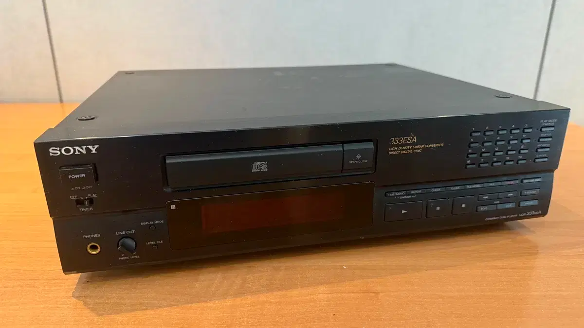 ☆ SONY ソニー CDP-333ESA CDプレーヤー 中古 現状品 240901E5655